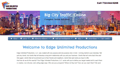Desktop Screenshot of edgeunlimitedproductions.com